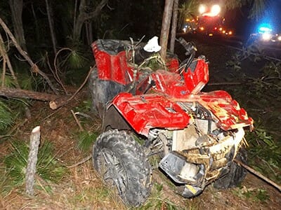 SEAL ATV accident investigation and reconstruction