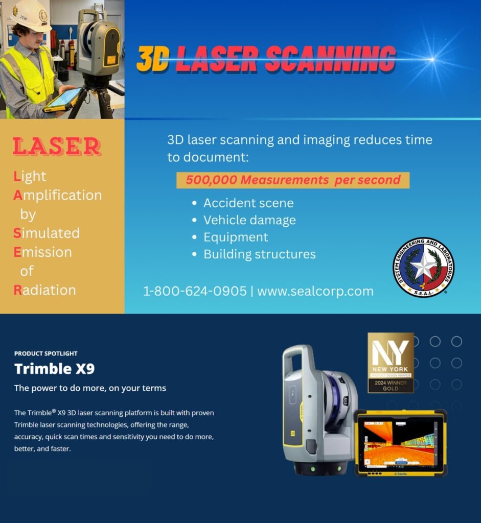 New SEAL Corp service - 3D Laser Scanning.