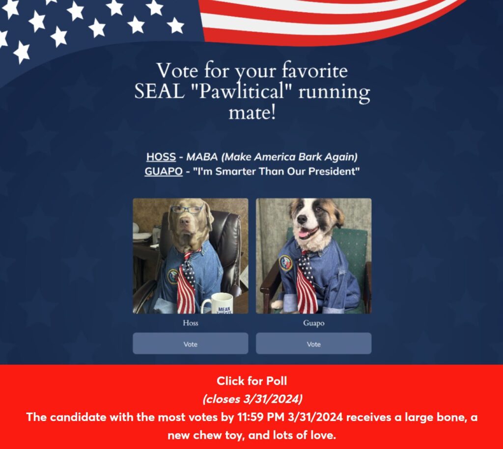 SEAL Pawlitical Candidates - Poll