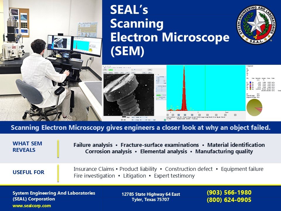 SEAL Corp Scanning Electron Microscope